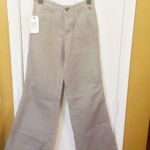 Replay women's size 25 x 34 "DIANAH" extra wide flare leg trouser pants 25x34